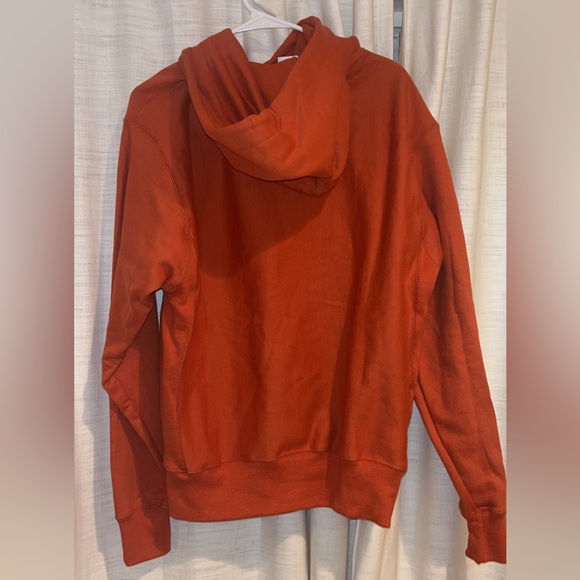 Champion Orange Reverse Weave Hoodie - Picture 3 of 4